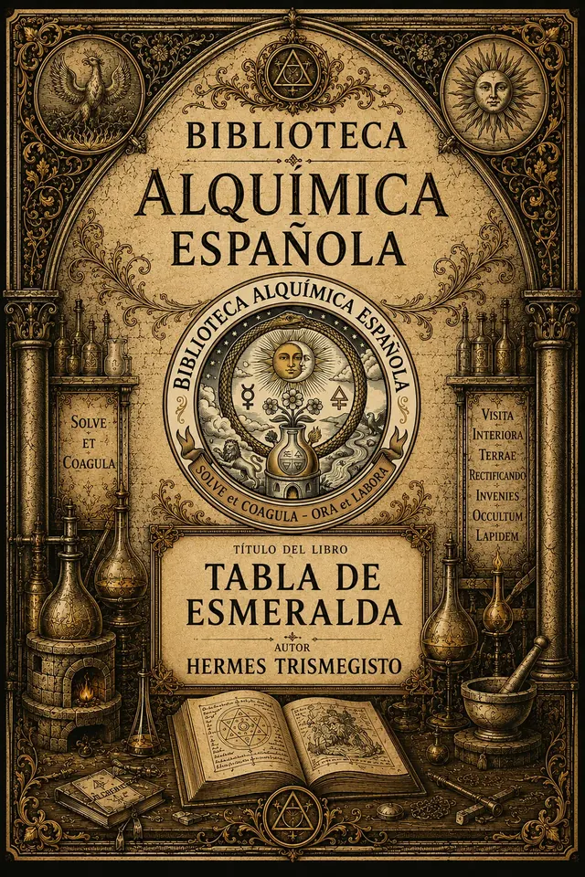 Portada de Tabla de Esmeralda, de Hermes Trismegisto