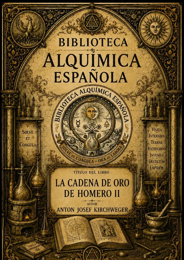 Portada de La Cadena de Oro de Homero II, de Anton Josef Kirchweger