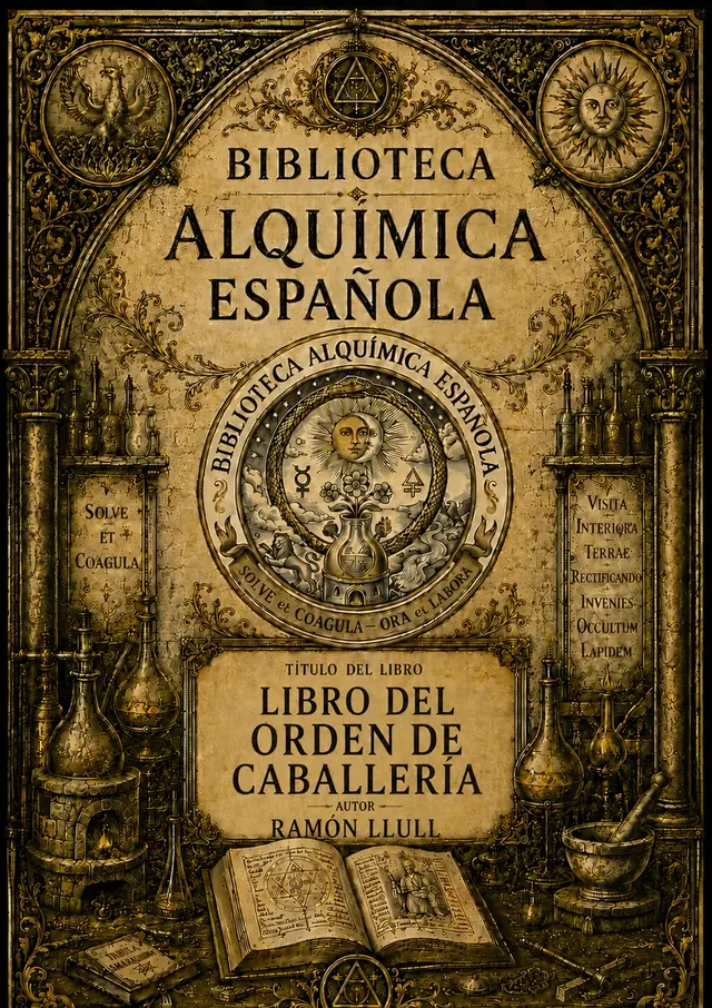 Portada de Libro del Ornden de Caballería, de Ramón Llull