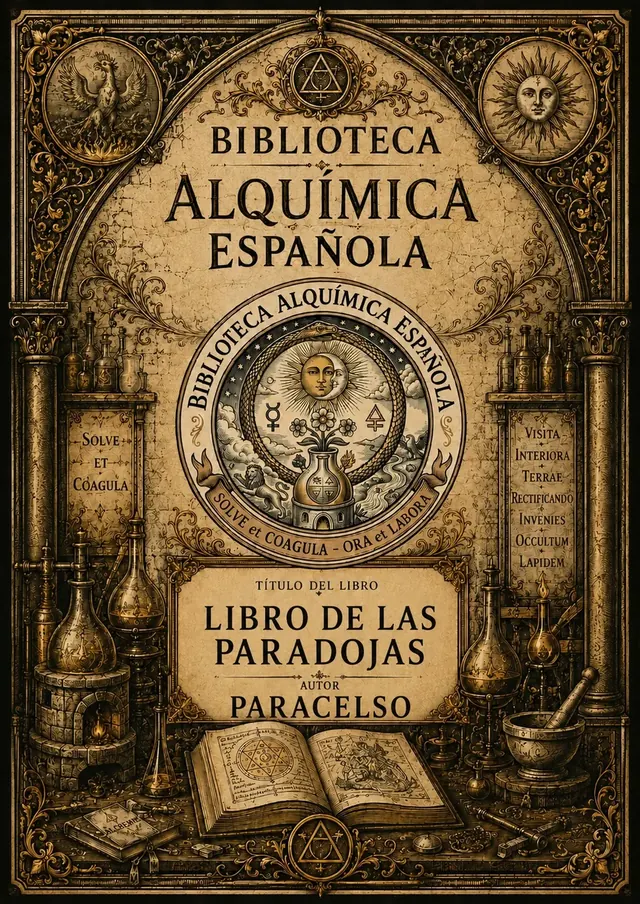 Portada de Libro de las Paradojas (Liber Paramirum), de Paracelso