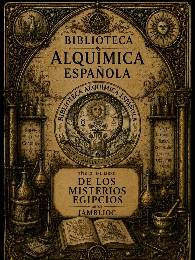 Portada de De los Misterios Egipcios, de Jámblico