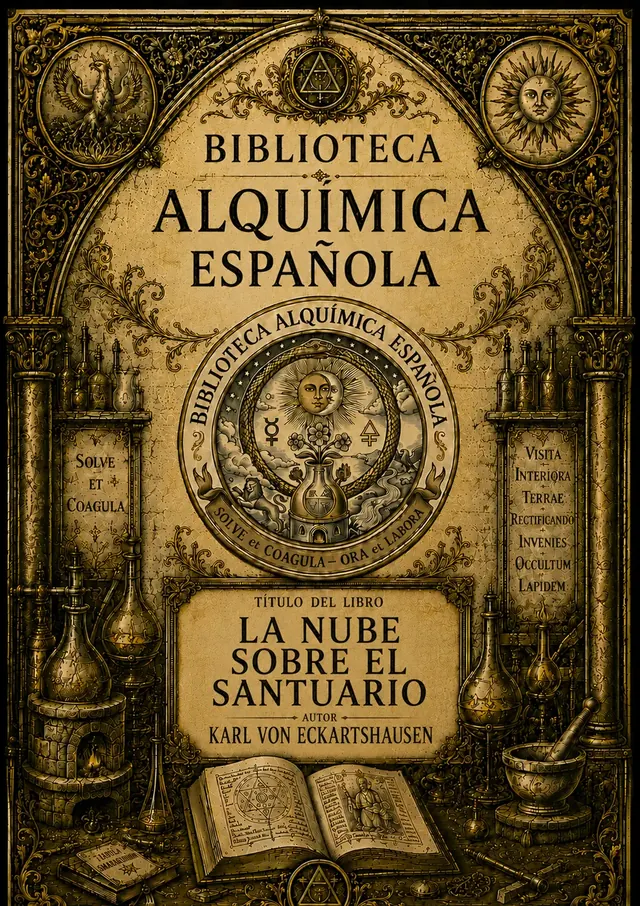 Portada de La nube sobre el Santuario, de Karl von Eckartshausen