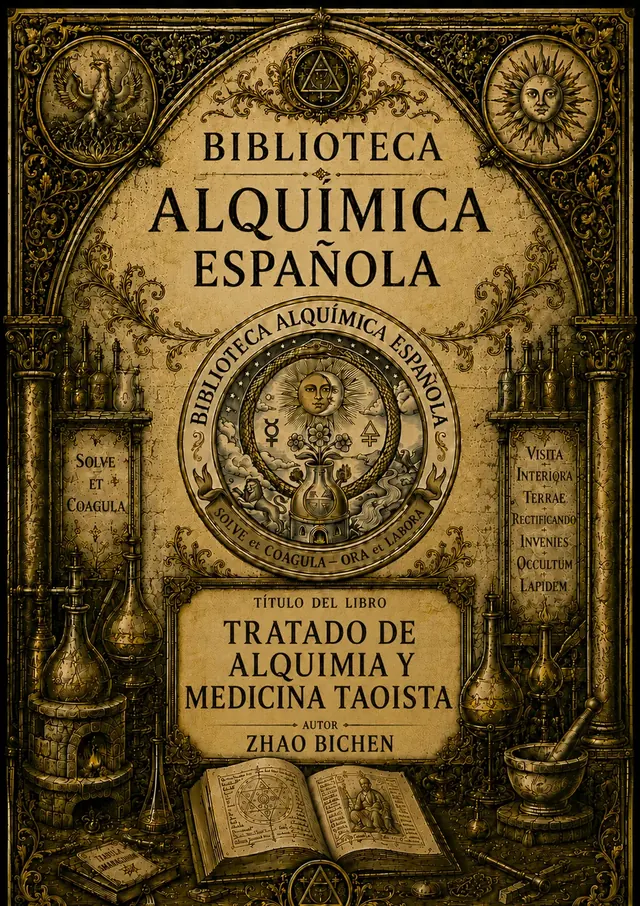 Portada de Tratado de Alquimia y Medicina Taoísta, de Zhao Bichen