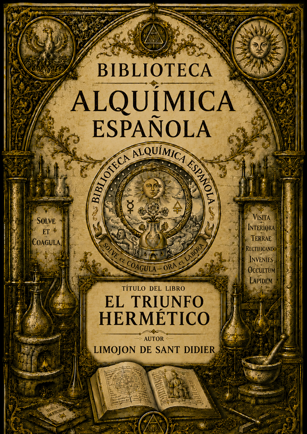 Retrato de Limojon de saint didier, autor de tratados de alquimia