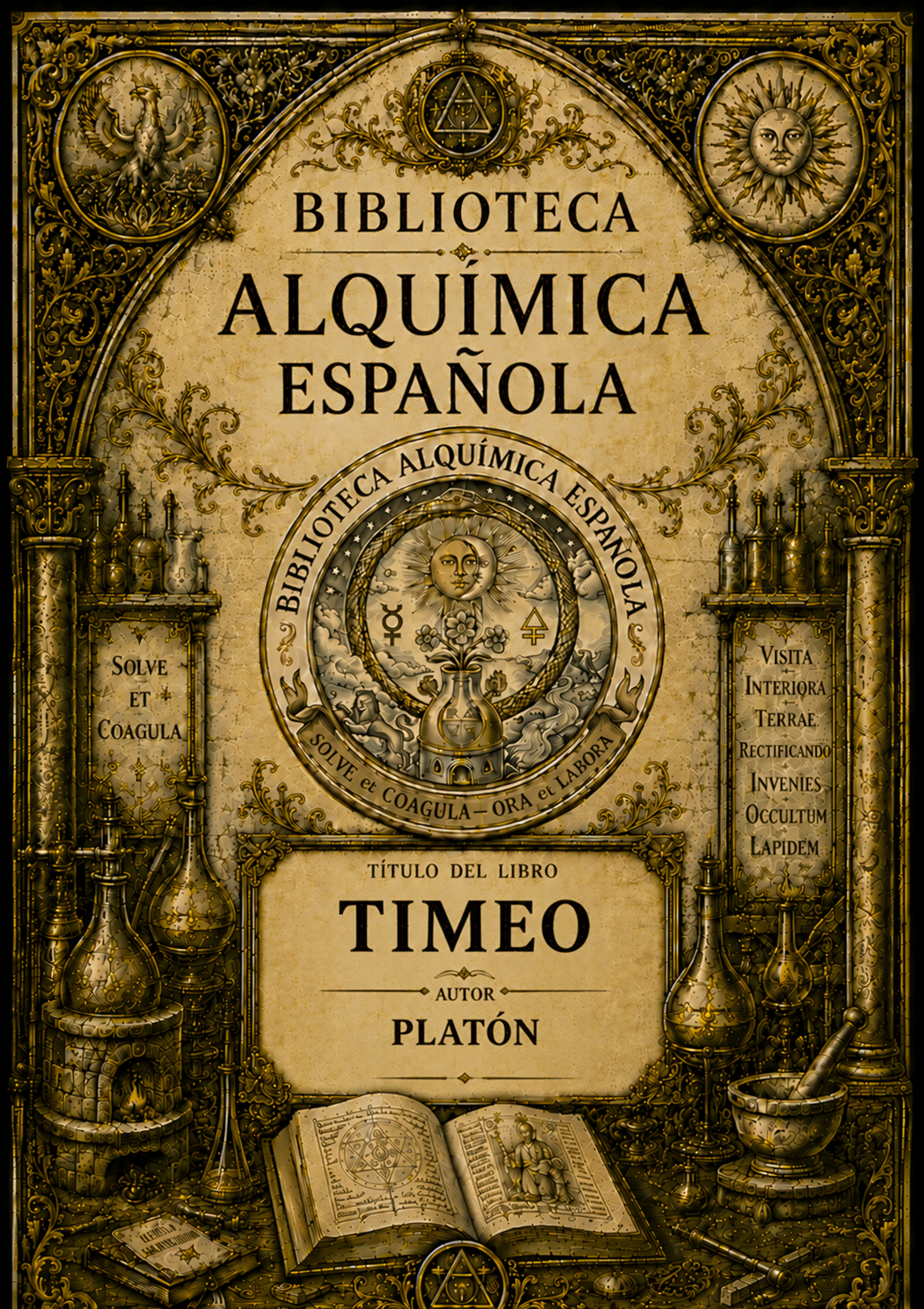 Portada de Timeo, de Platón