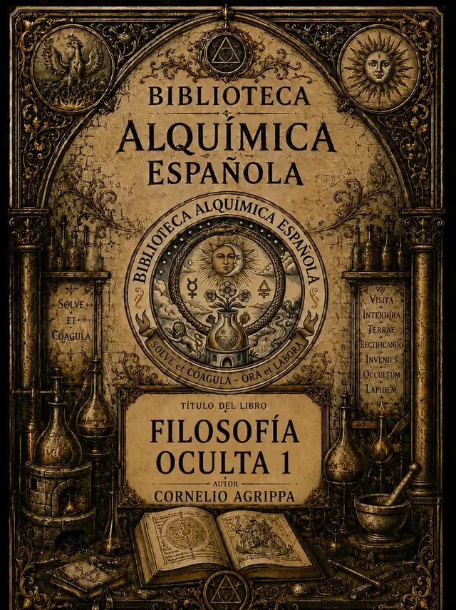 Portada de Filosofía Oculta - Volumen 1, de Heinrich Cornelius Agrippa